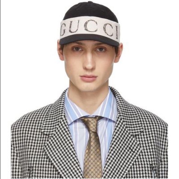 NWT Authentic Gucci Gabardine Rub Baseball Hat - Picture 3 of 13